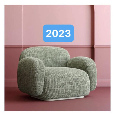 Sofa đơn Homesweet Tundo 70 x 70 x 70 cm Vải lông cừu