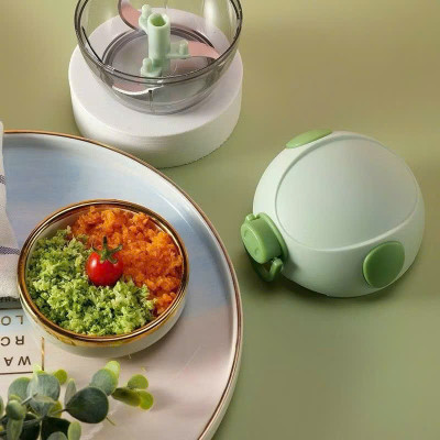 Máy Xay Tỏi Ớt Cầm Tay Mini Hình Mặt Lợn Kute – Xay Gia Vị Tiện Lợi Với 2 và 3 Lưỡi Dao - HÀNG CHÍNH HÃNG MINIIN