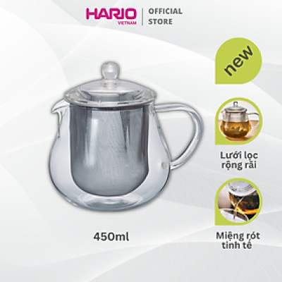 Bình pha trà kèm lưới lọc Hario 450ml (CHC-45T)