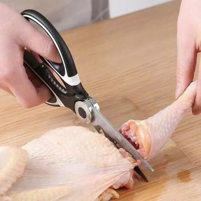 COMBO 2 Kéo Nhà Bếp Cắt Gà, Mổ Cá Đa Năng Thép Không Gỉ