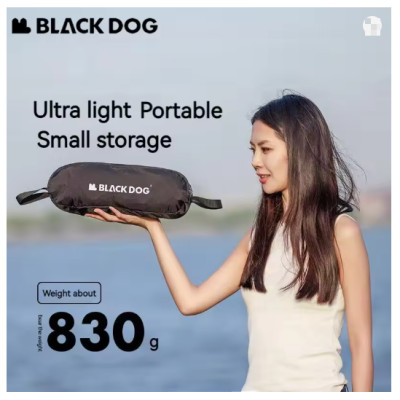 Ghế gấp gọn siêu nhẹ hợp kim nhôm 7075 có nắp đậy chân Blackdog CBD2450JJ020