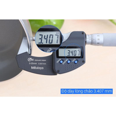 Chảo chống dính ceramic cao cấp GreenPan Cam.Bronze 28cm sâu có nắp - 675969