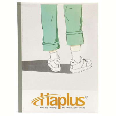 Combo 5 Tập NewDay Kẻ Ngang 80 Trang ĐL 70g/m2 - Haplus 6300 (Mẫu Màu Giao Ngẫu Nhiên)