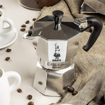 Ấm pha cà phê Bialetti Moka Express 4 cup . Hàng chính hãng 