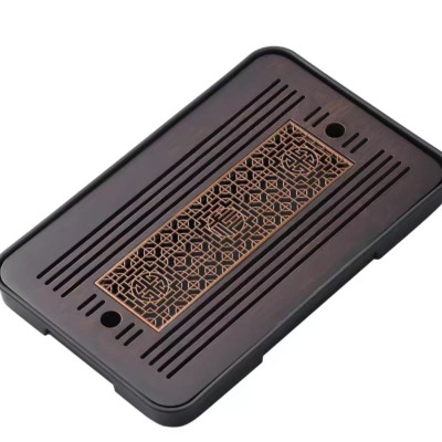 BỘ KHAY TRÀ NHẬT NÂU ĐEN PHONG CÁCH NHẬT BẢN CAO CẤP MH-QNK95