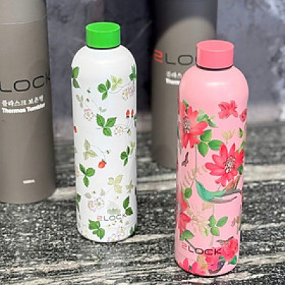 Bình giữ nhiệt 2Lock Korea 1 lít hàng chính hãng