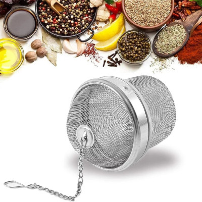 Hàng Cao Cấp Dụng cụ lọc trà ,gia vị, thảo quả inox 304 KT 11x9,5cm