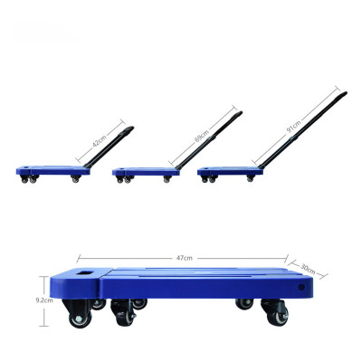 Xe Đẩy Gấp Gọn Đa Năng Xe Kéo Đi Chợ 6 Bánh