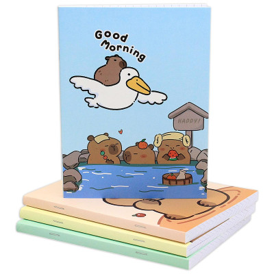 Tập Học Sinh Capybara - 4 Ô Ly - 200 Trang 80gsm - The Sun (Mẫu Bìa Giao Ngẫu Nhiên)
