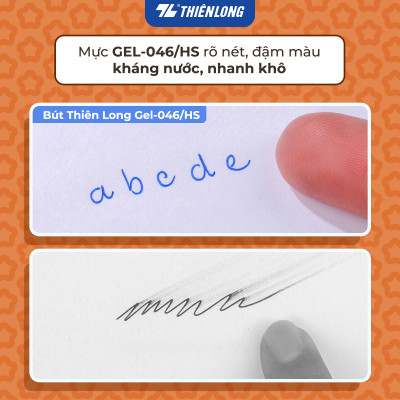 Combo 20 Bút gel Hoshi Thiên Long GEL-046/HS - Công nghệ Nhật Bản