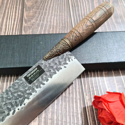 DAO BẾP - DAO THÁI HOA VĂN CAO CẤP MÃ A5 DT151 NT topcomshop vn