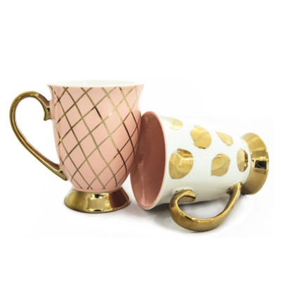 Cốc sứ La Fonte mạ vàng- 006446