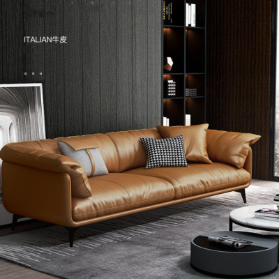 Sofa băng tay bọc da cao cấp Tundo HDCT-10