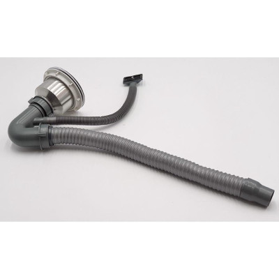 Bộ xả chậu rửa chén 1 hố đi kèm rốn xả 140mm, chất liệu Inox 304 Eurolife EL-BXC04