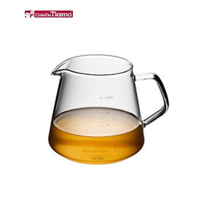 Bình pha cà phê thủy tinh chịu nhiệt Tiamo không nắp