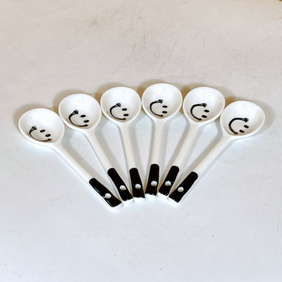 Bán lẻ Bộ Bát Đĩa Thương Hiệu GoSu họa tiết Mặt cười đáng yêu, chất men sáng bóng