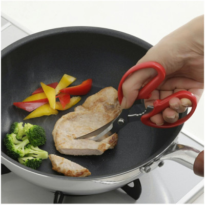 Chảo chống dính siêu nhẹ đáy từ Shimomura, cấu tạo 2 lớp kép (độ dày đáy 2,6 mm) -nội địa Nhật Bản 