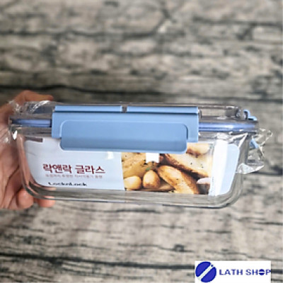 Hộp Thủy Tinh Đựng Thực Phẩm Chịu Nhiệt LocknLock Nắp Vòm Nhựa Tritan Trong Suốt, Khóa 4 Cạnh - LLG494-1.520ml