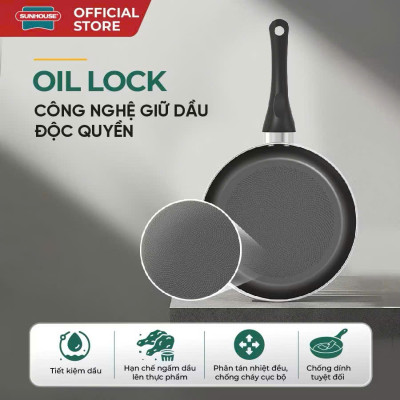Chảo chống dính đáy từ Sunhouse ECO SHM plus