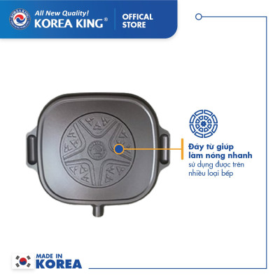 Chảo nướng chống dính Korea King KGP-32MHI