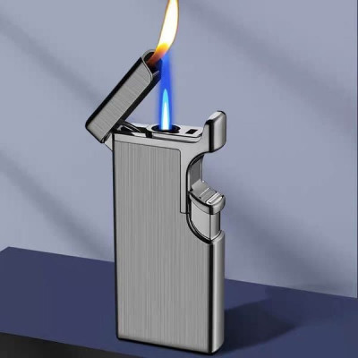 Vỏ hộp quẹt bật lửa có 2 phong cách lửa HB-231, ô chứa ga lộ thiên