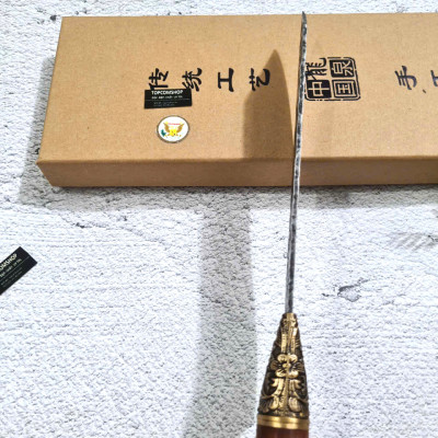 DAO BẾP - DAO THÁI HOA VĂN KHÂU ĐỒNG MÃ A1 DT157 NT topcomshop vn