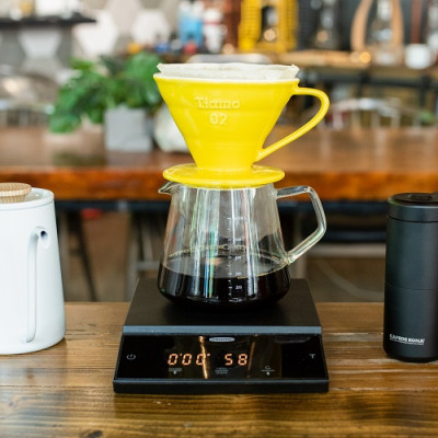 Bình pha cà phê thủy tinh chịu nhiệt Tiamo không nắp