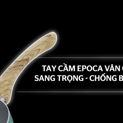  Chảo Sâu Chống Dính Vân Đá Sunhouse Clover CL20S - Hàng Chính Hãng