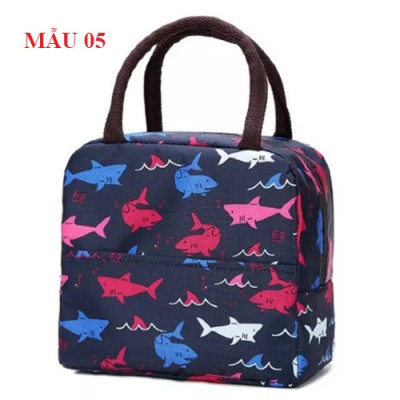 Túi Đựng Hộp Cơm Giữ Nhiệt Với Nhiều Họa Tiết