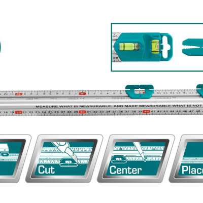 THƯỚC ĐO CẶP ĐÔI 60CM TOTAL TMT646003 - HÀNG CHÍNH HÃNG