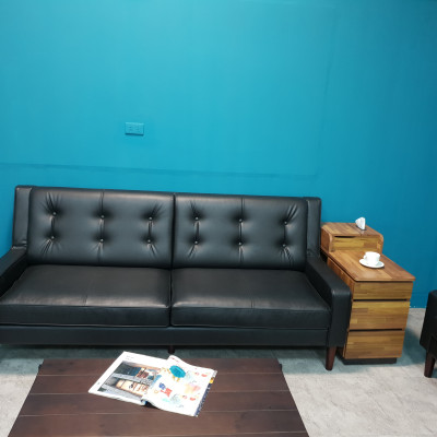 Sofa băng Juno sofa màu nâu, đen 200 x 80 x 90 cm