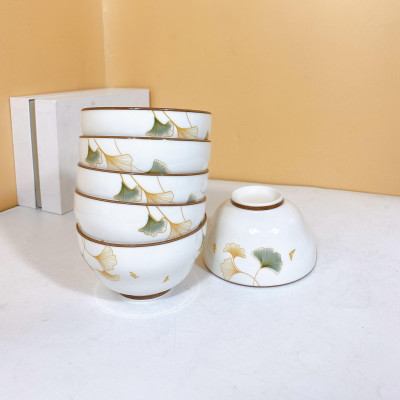 Bộ Bát Đĩa Thương Hiệu Gosu Hoạ Tiết Hoa Sen Xanh cao cấp