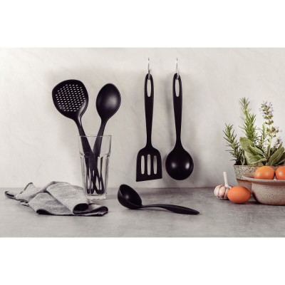 Bộ 5 Món Muôi Vá Muỗng Nấu Ăn Tramontina Chất Liệu Nhựa An Toàn Chịu Nhiệt Sản Xuất Tại Brazil