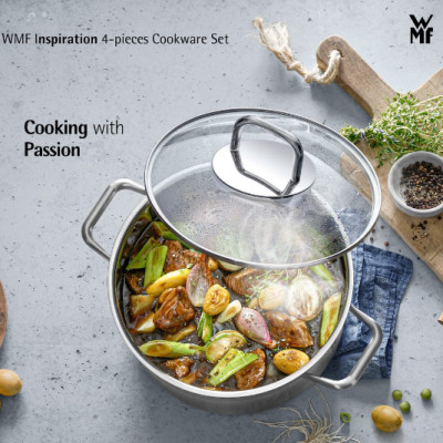 Bộ Nồi WMF INSPIRATION 4 Món Đáy Từ 3 Lớp Nguyên Khối -  1730076380