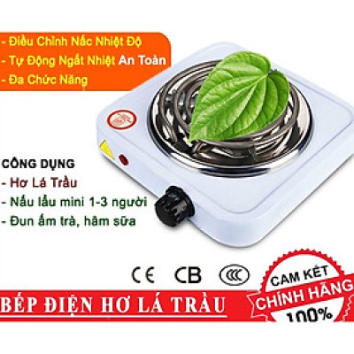 Bếp Hơ Lá Trầu Cho Bé, Bếp Hơ Sau Sinh Cho Mẹ, Bếp Điện Mini 1000W