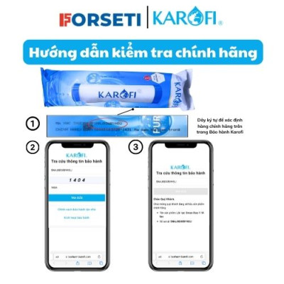 Lõi Lọc RO KAROFI Số 6 - Khoáng Đá Mineral