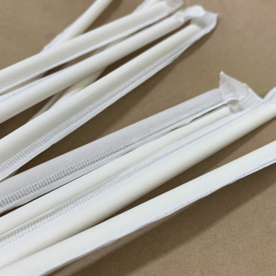 Ống hút giấy cao cấp Clean Paper Straw _ thùng 2500 ống có bọc giấy kích thước 6mm x 197mm dùng uống cà phê nước ép... ( take away)