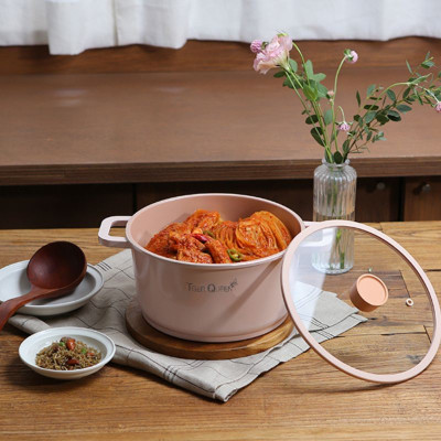 Nồi hầm Ceramic từ tính Tiger Queen CWCP-24CH - Màu hồng hoa anh đào [24cm - 5.18L] - Chính hãng
