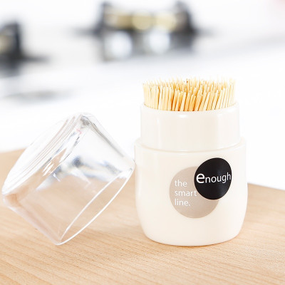 Hộp đựng tăm 80ml kiểu dáng nhỏ gọn tiện lợi khi sử dụng trong nhà bếp - nội địa Nhật Bản 