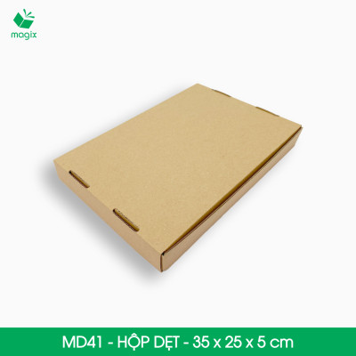 MD41 - 35x25x5 cm - 100 Thùng hộp carton trơn đóng hàng