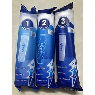 Bộ lõi lọc nước 123 SMAX Pro Karofi - Hàng chính hãng - Ứng dụng công nghệ Smax Pro hoàn toàn mới