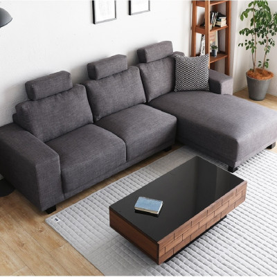 Sofa bed góc L Juno sofa màu xám 