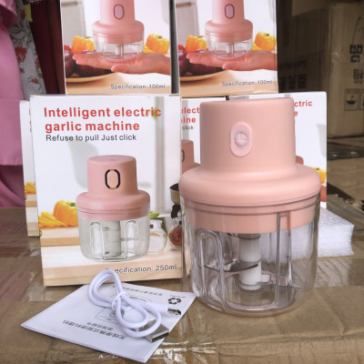 Máy Xay Tỏi Ớt Mini - Máy Xay Thịt Xay Tỏi Ớt đa năng Sạc Điện Có Cổng USB