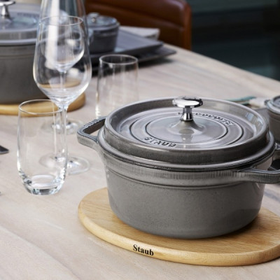 Nồi Gang Staub - Xám