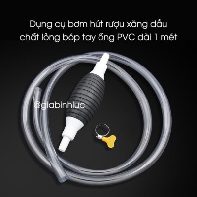 Dụng Cụ Bơm Hút  Xăng Dầu Chất Lỏng Bóp Tay Ống Hút Xăng Dầu Chất Lỏng Bóp Tay Mẫu Mới