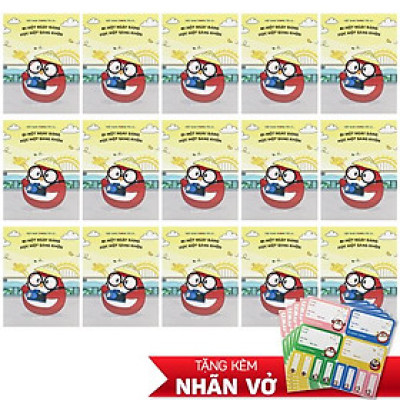 Combo 15 Tập Học Sinh Việt Nam Trong Tôi Là - Miền Nam - 4 Ô Ly - 96 Trang 60gsm - The Sun 04 - Tặng Nhãn Vở Kèm Sticker