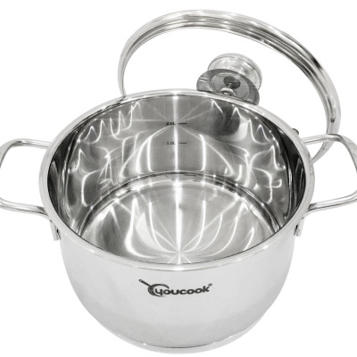 Bộ Nồi Inox You Cook 3 Đáy Thân Bầu  18-20-24cm