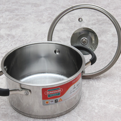 SHG24316 - NỒI INOX 3 ĐÁY SUNHOUSE SHG24316 - Hàng chính hãng