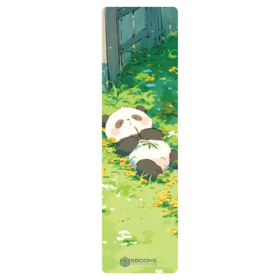 5 Cái Bookmark Kẹp Sách, Dấu Trang Hoạ Tiết Gấu Trúc  - SBOOKS