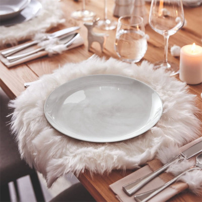 Đĩa thủy tinh Luminarc Diwali Granit Marble 25cm - P9908